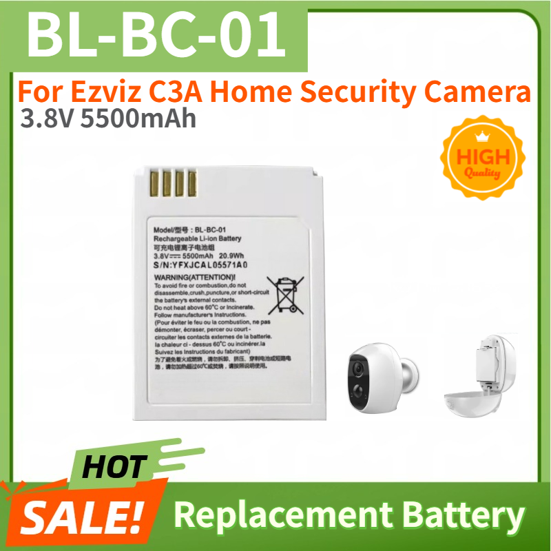 Home Security Battery Replacement - Bateria de alta qualidade 3,8 V