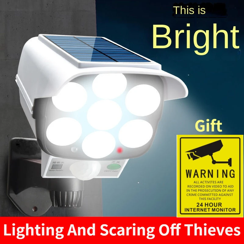 Home Security Items - Luz solar ao ar livre sensor