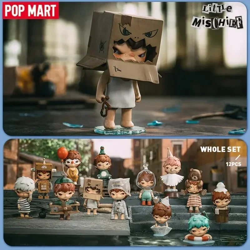 Home Security Items - Pop mart hirono pequena série travessura